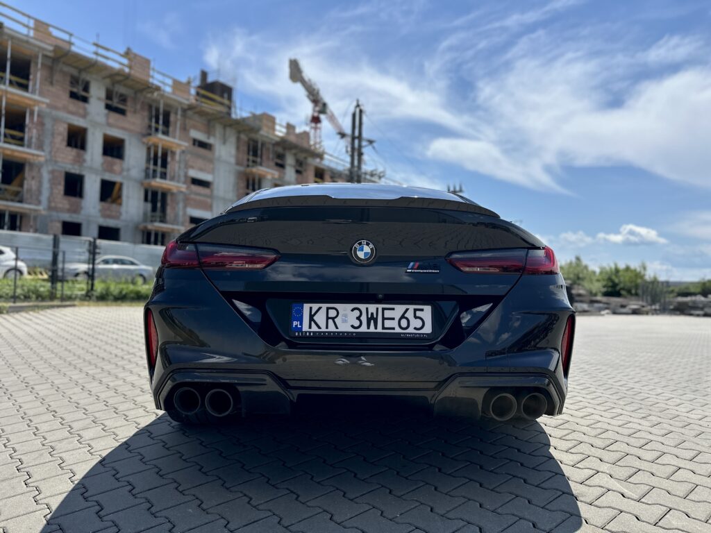 BMW M8 Competition – korekta lakieru i przygotowanie do sprzedaży Kraków