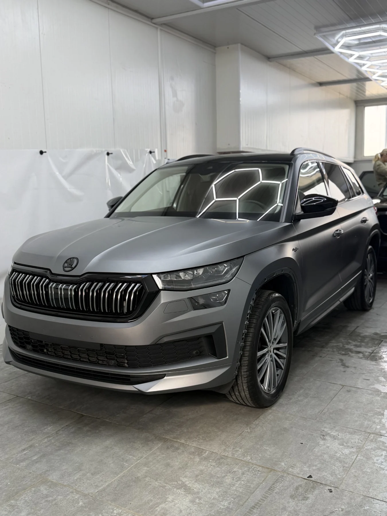 Skoda Kodiaq 2024 po mrożeniu lakieru PPF i metamorfozie w IGNIS Garage